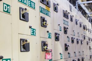 Control panel close up