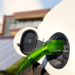 Charging electric vehicle