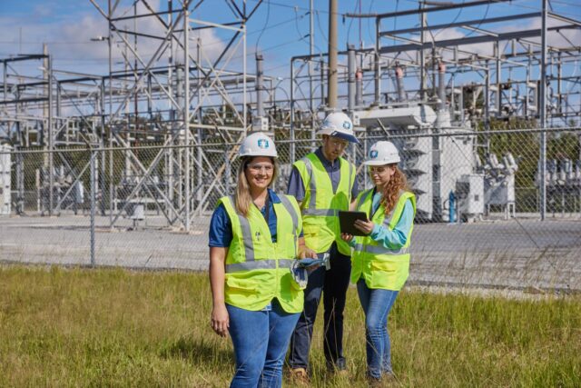 Group in hard hats