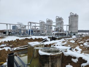 Agricultural waste to energy gas collector